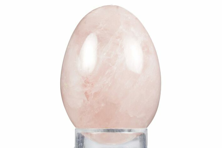 Polished Rose Quartz Egg - South Dakota #356247